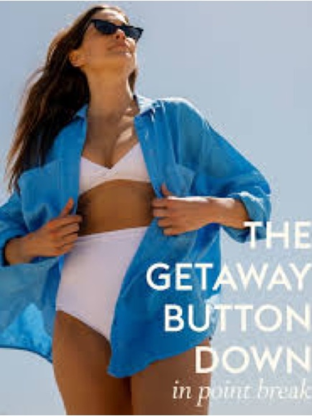 Left on Friday Getaway Linen Set (Point Break Blue)